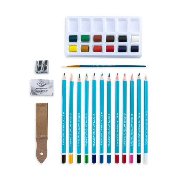 Royal And Langnickel RD831 | Watercolor Drawing Art Set - 29pc