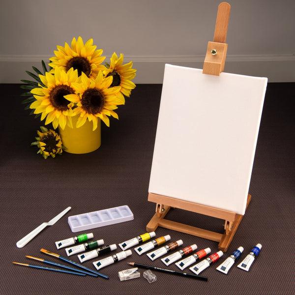 Royal And Langnickel REA5204 | Acrylic Paint H-Frame Easel Art Set - 22pc
