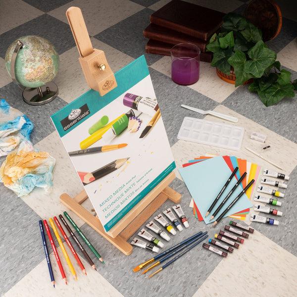 Royal And Langnickel REA5220 | Mixed Media H-Frame Easel Art Set - 52pc