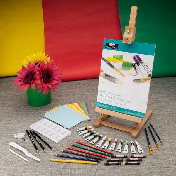 Royal And Langnickel REA5220 | Mixed Media H-Frame Easel Art Set - 52pc