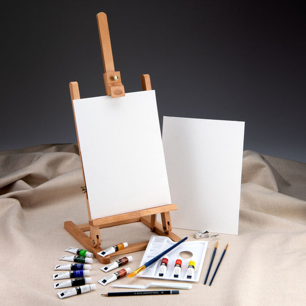 Royal And Langnickel REA5704 | Acrylic Paint H-Frame Easel Art Set - 23pc