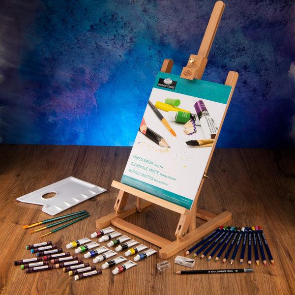 Royal And Langnickel REA5720 | Mixed Media H-Frame Easel Art Set - 45pc