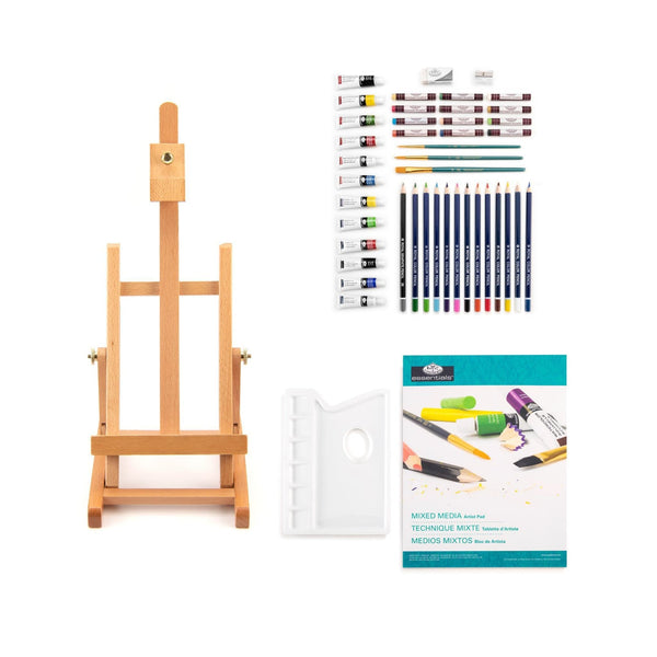 Royal And Langnickel REA5720 | Mixed Media H-Frame Easel Art Set - 45pc