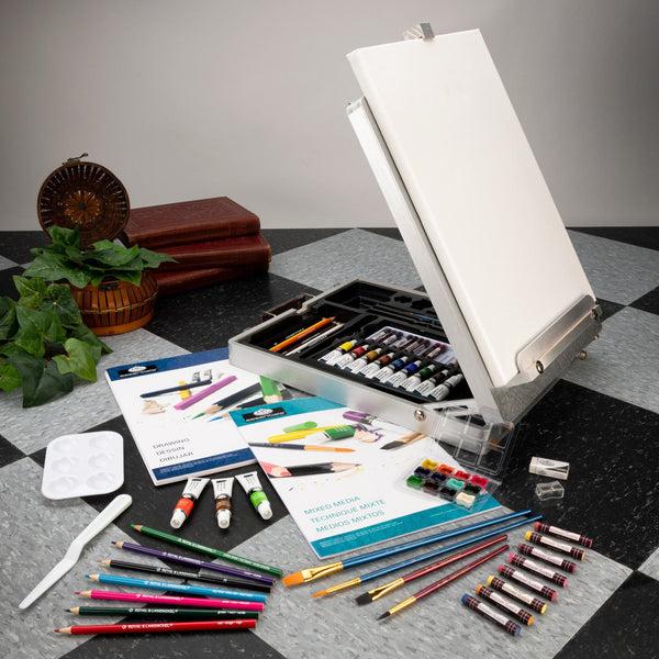 Royal And Langnickel REA5995 | Mixed Media Artist Easel Set - 151pc