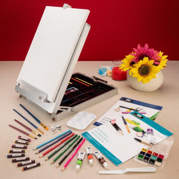 Royal And Langnickel REA5995 | Mixed Media Artist Easel Set - 151pc