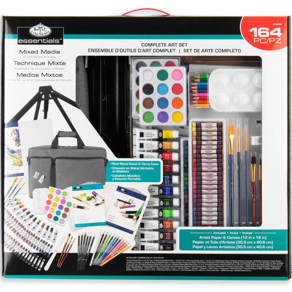 royal and langnickel REA5999 | 164pc Mixed Media Artist Satchel Carry Set