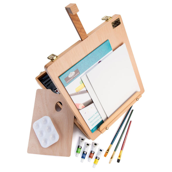 royal and langnickel REA6048 | Mixed Media Artist Easel Set - 48pc