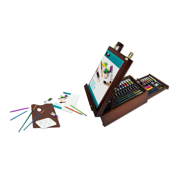 Royal And Langnickel REA6080 | Mixed Media Artist Easel Set - 108pc