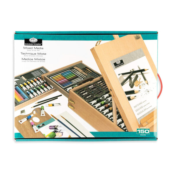 royal and langnickel REA6150 | Mixed Media Artist Easel Set - 150pc