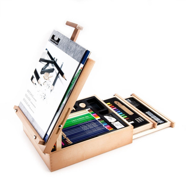 Royal And Langnickel REA6250 | Sketching & Drawing Artist Easel Set - 124pc
