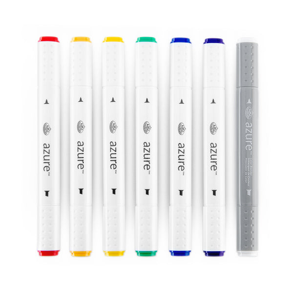 Royal And Langnickel RM-901PRY | Azure™ 7pc Primary Color Marker Set
