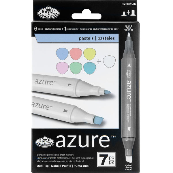 royal and langnickel RM-902PAS | azure™ 7pc Pastel Color Marker Set royal and langnickel RM-902PAS | azure™ 7pc Pastel Color Marker Set