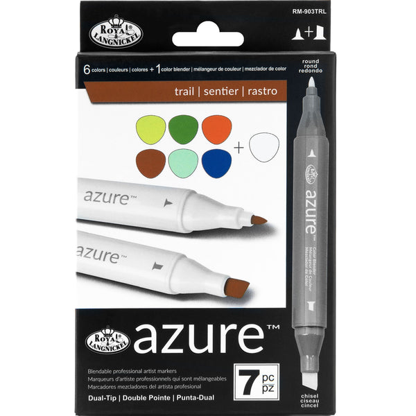 royal and langnickel RM-903TRL | Azure™ 7pc Trail Color Marker Set royal and langnickel RM-903TRL | Azure™ 7pc Trail Color Marker Set