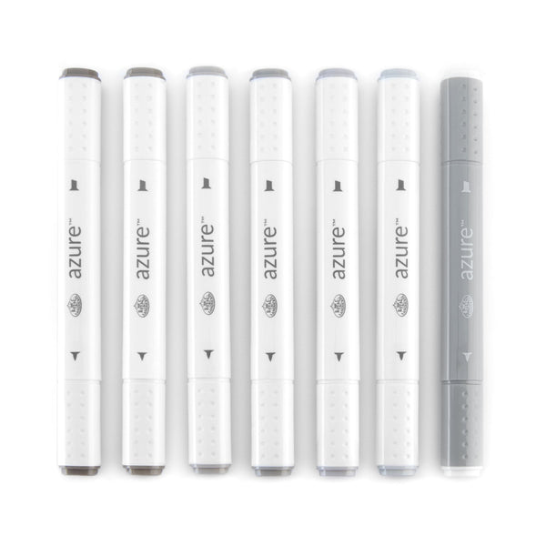 Royal And Langnickel RM-905WGY | Azure™ 7pc Warm Gray Color Marker Set