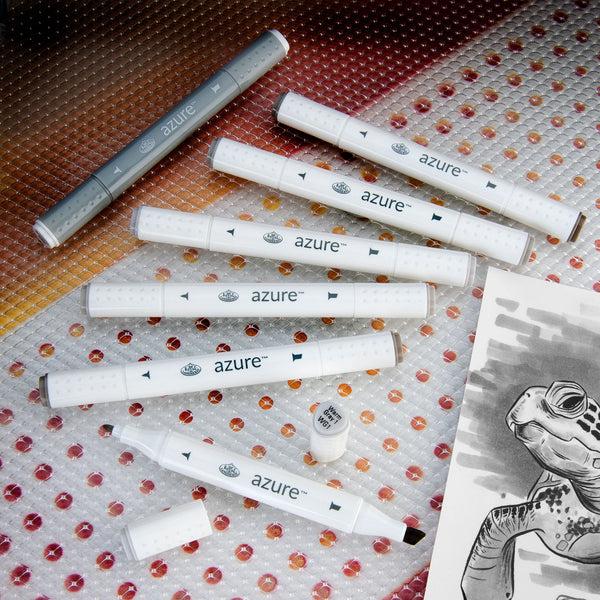 Royal And Langnickel RM-905WGY | Azure™ 7pc Warm Gray Color Marker Set