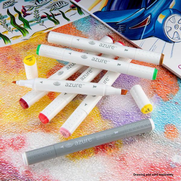Royal And Langnickel RM-906BOT | Azure™ 7pc Botanic Color Marker Set