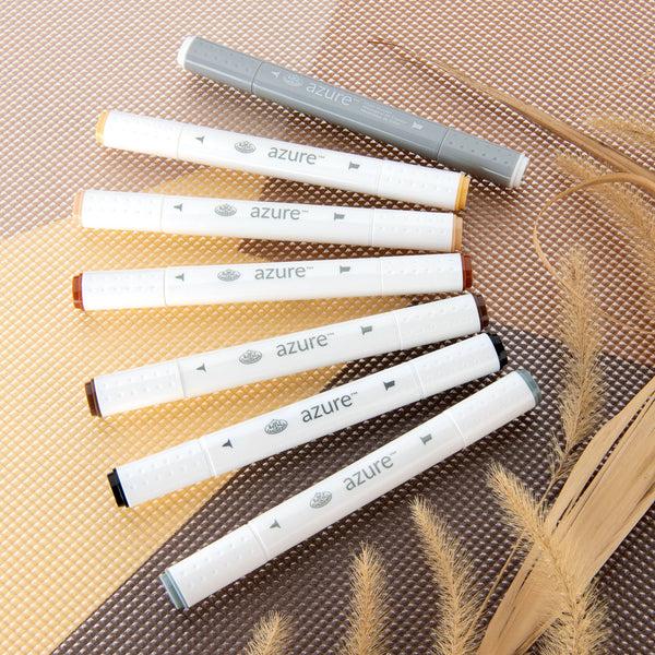 Royal And Langnickel RM-909RST | Azure™ 7pc Rustic Color Marker Set