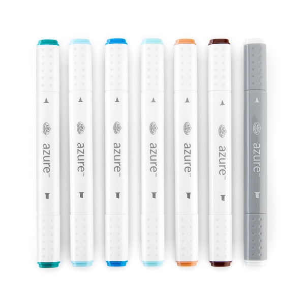 Royal And Langnickel RM-911MED | Azure™ 7pc Meditrina Color Marker Set