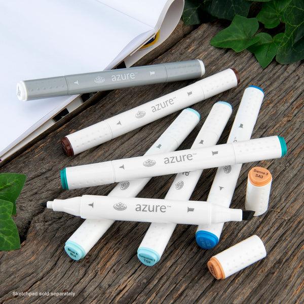 Royal And Langnickel RM-911MED | Azure™ 7pc Meditrina Color Marker Set