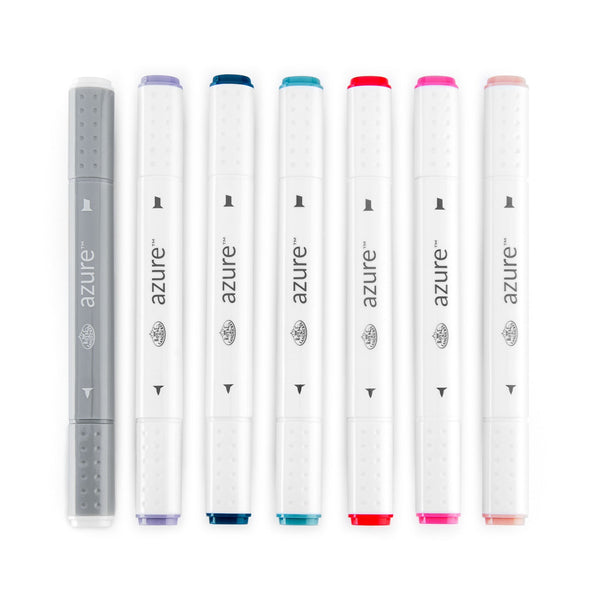 Royal And Langnickel RM-912DSK | Azure™ 7pc Dusk Color Marker Set