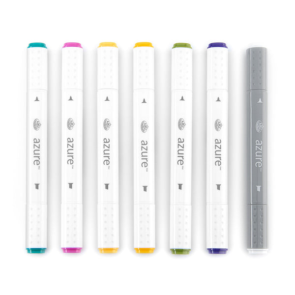 Royal And Langnickel RM-913HUE | Azure™ 7pc Hue Color Marker Set