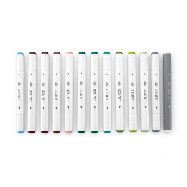 Royal And Langnickel RM-952FRT | Azure™ 13pc Forest Color Marker Set