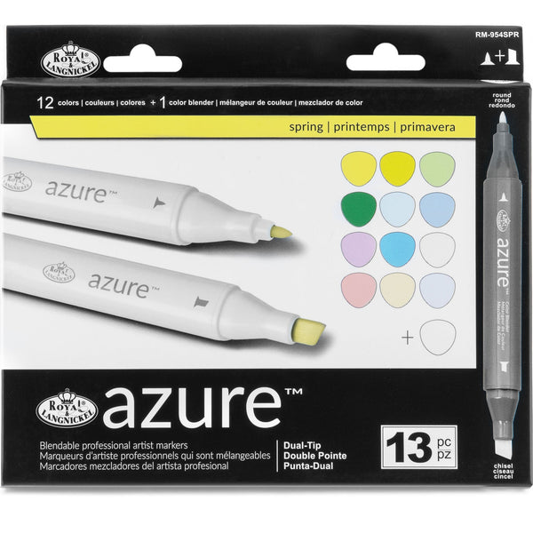 royal and langnickel RM-954SPR | Azure™ 13pc Spring Color Marker Set