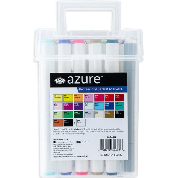 Royal And Langnickel RM-BAS24 | Azure™ 24pc Color Marker Set