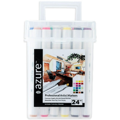 royal and langnickel RM-BAS24 | Azure™ 24pc Color Marker Set