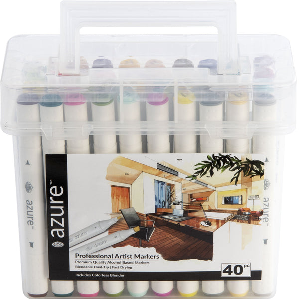 royal and langnickel RM-BAS40 | Azure™ 40pc Color Marker Set