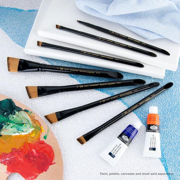Royal And Langnickel RMAJ-301 | Majestic™ 7pc Angular Brush Set