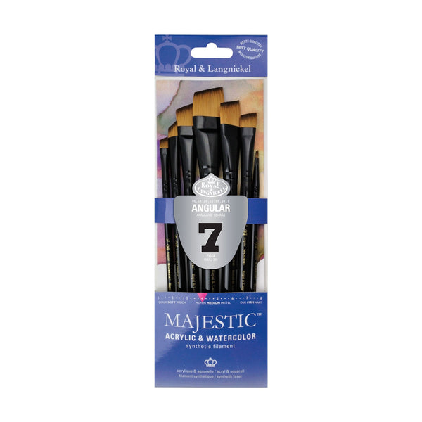 royal and langnickel RMAJ-301 | Majestic™ 7pc Angular Brush Set