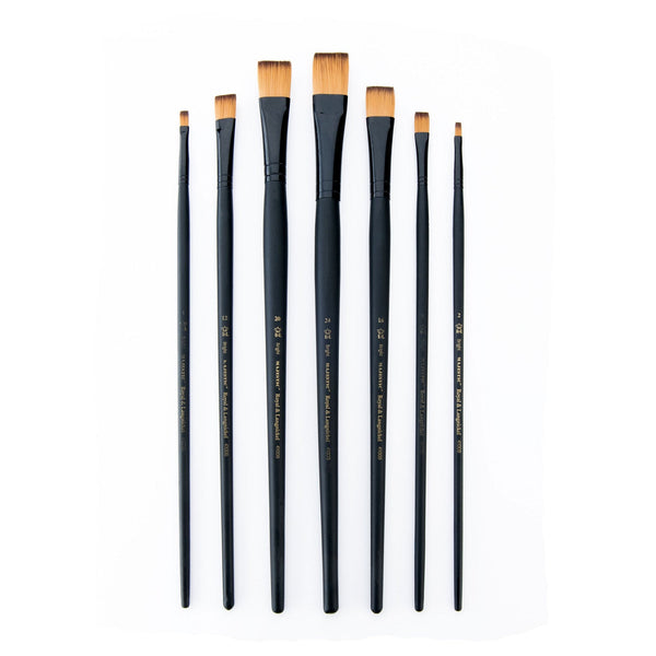 Royal And Langnickel RMAJ-405 | Majestic™ 7pc Long Handle Acrylic & Oil Bright Brush Set