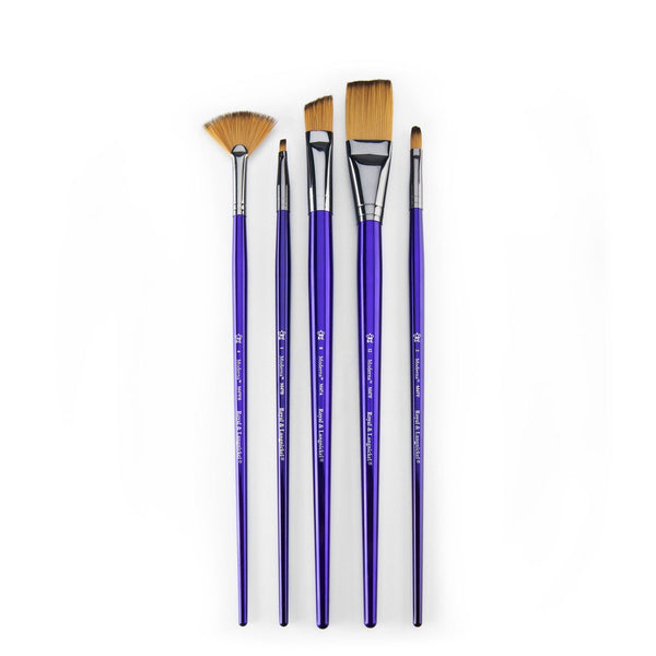 Royal And Langnickel RMOD-SET471 | Moderna™ 5pc All Media Variety Brush Set 471