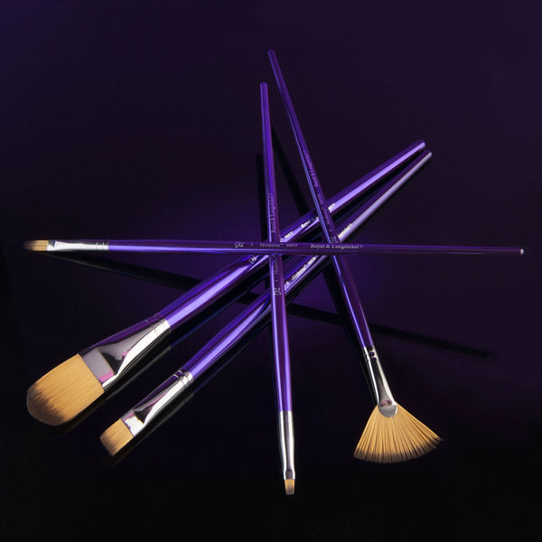 Royal And Langnickel RMOD-SET474 | Moderna™ 5pc All Media Variety Brush Set 474