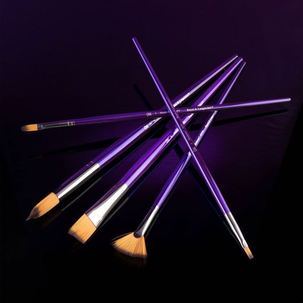 Royal And Langnickel RMOD-SET477 | Moderna™ 5pc All Media Variety Brush Set 477