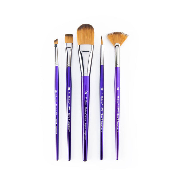 Royal And Langnickel RMOD-SET772 | Moderna™ 5pc All Media Variety Brush Set 772