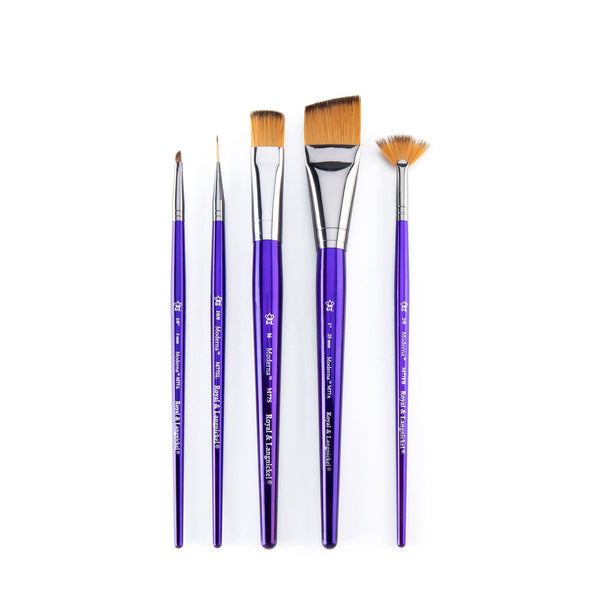 Royal And Langnickel RMOD-SET778 | Moderna™ 5pc All Media Variety Brush Set 778