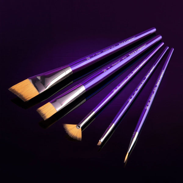 Royal And Langnickel RMOD-SET778 | Moderna™ 5pc All Media Variety Brush Set 778