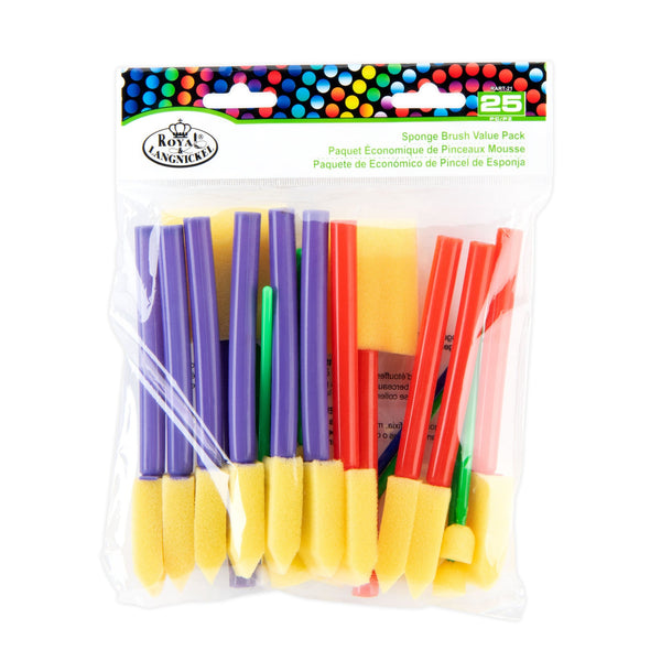 royal and langnickel RART-21 | Sponge Brush Set - 25pc