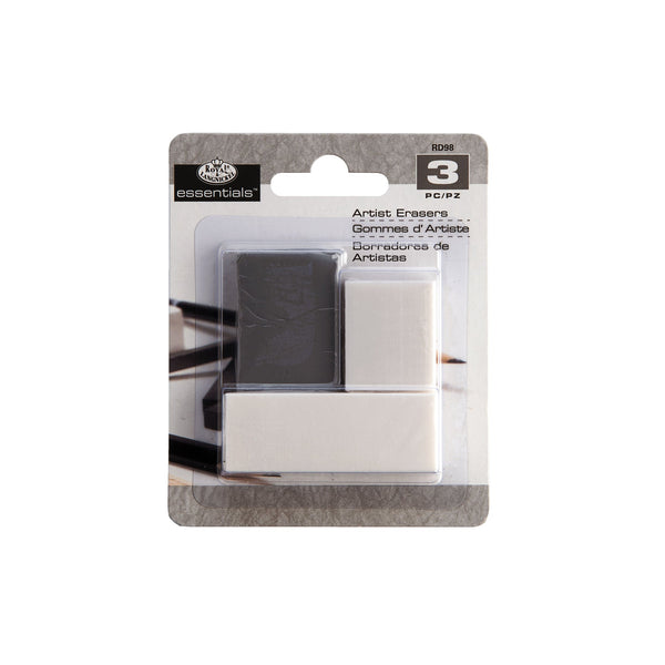 royal and langnickel RD98 | 3pc Assorted Erasers