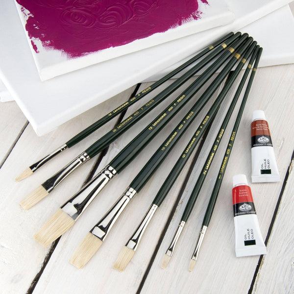 Royal And Langnickel RSET-400F | Regis™ 7pc Oil & Acrylic Flat Brush Set