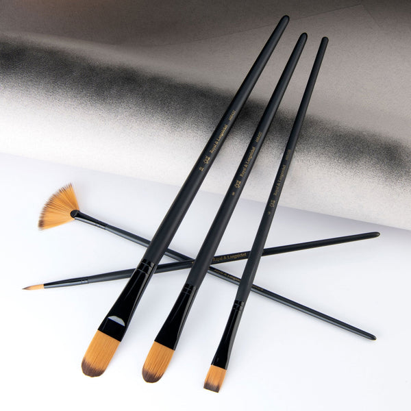 Royal And Langnickel RSET-4303 | Essentials™ 5pc Gold Taklon Variety Brush Set 4303