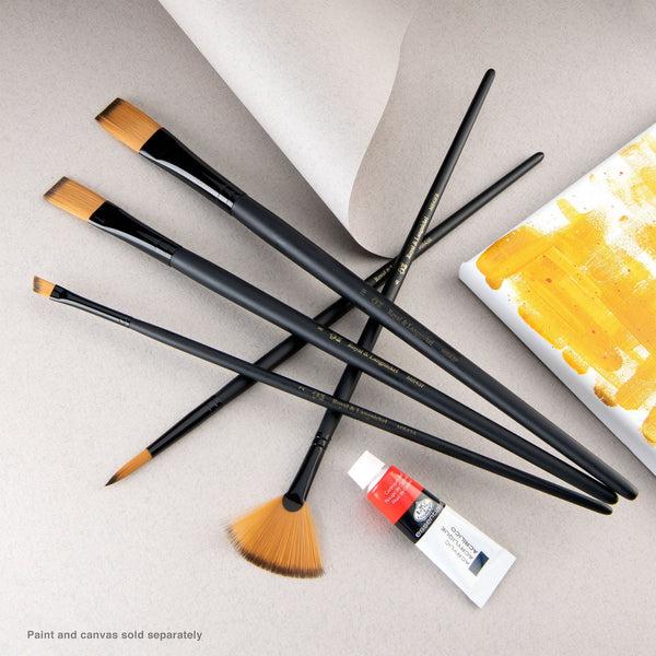 Royal And Langnickel RSET-4304 | Essentials™ 5pc Gold Taklon Variety Brush Set 4304