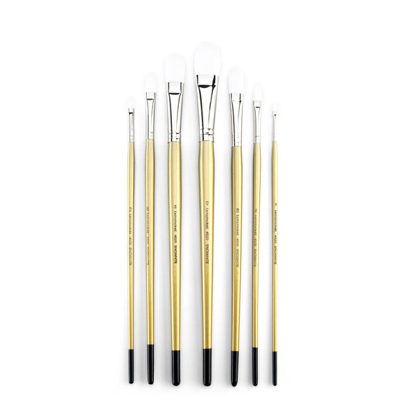 Royal And Langnickel RSET-4500 | Snowhite™ 7pc Oil & Acrylic Round Brush Set