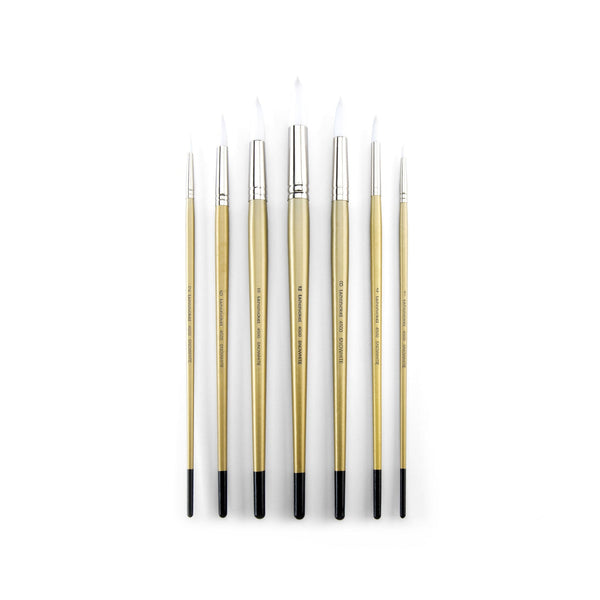 Royal And Langnickel RSET-4520 | Snowhite™ 7pc Oil & Acrylic Filbert Brush Set