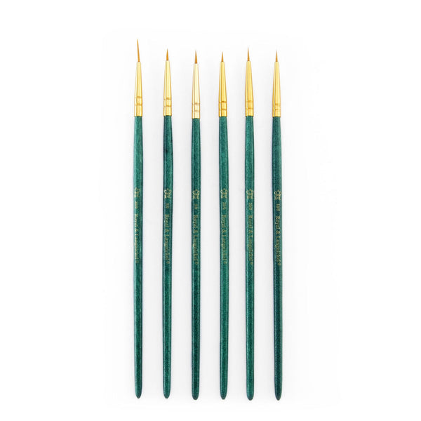 Royal And Langnickel RSET-9139 | 6pc Golden Taklon Variety Brush Set