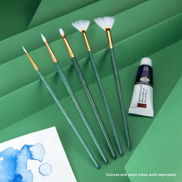 Royal And Langnickel RSET-9141 | 5pc White Taklon Variety Brush Set