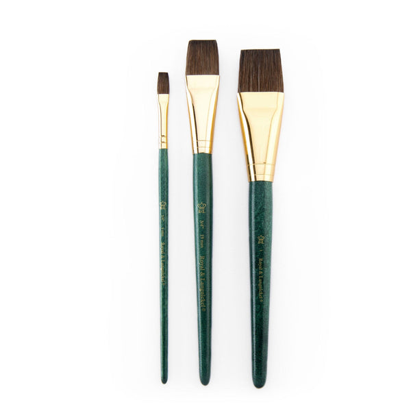 Royal And Langnickel RSET-9143 | 3pc Camel Hair Wash Brush Set