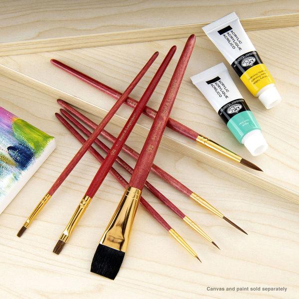 Royal And Langnickel RSET-9151 | 7pc Camel Hair Variety Brush Set